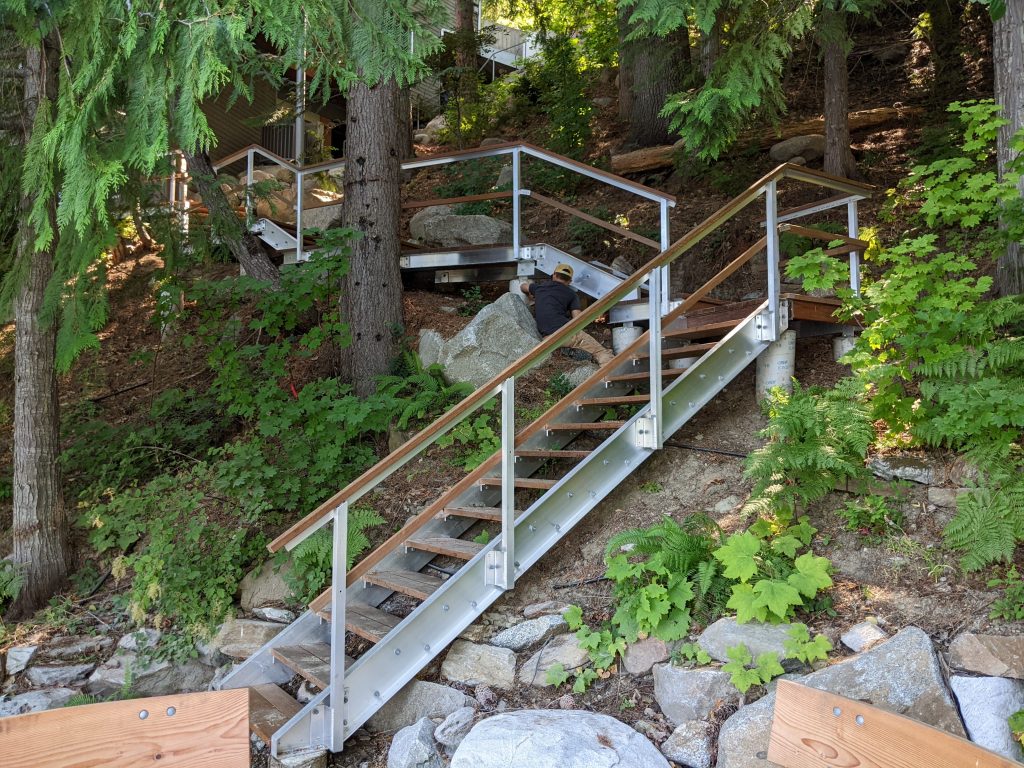 Lake Wenatchee Outdoor Stairs