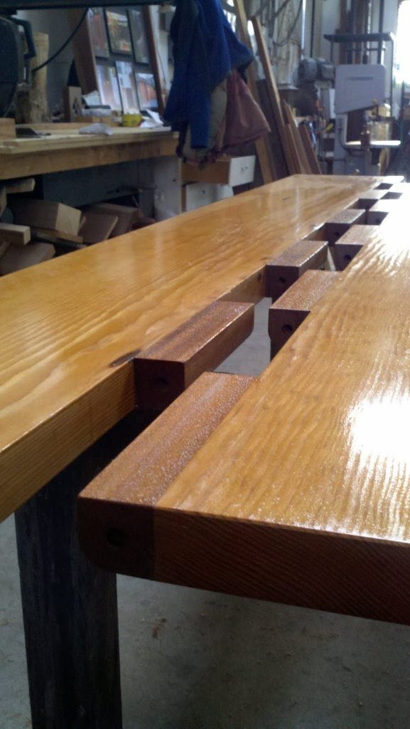 Dining Table Hinged Leaf