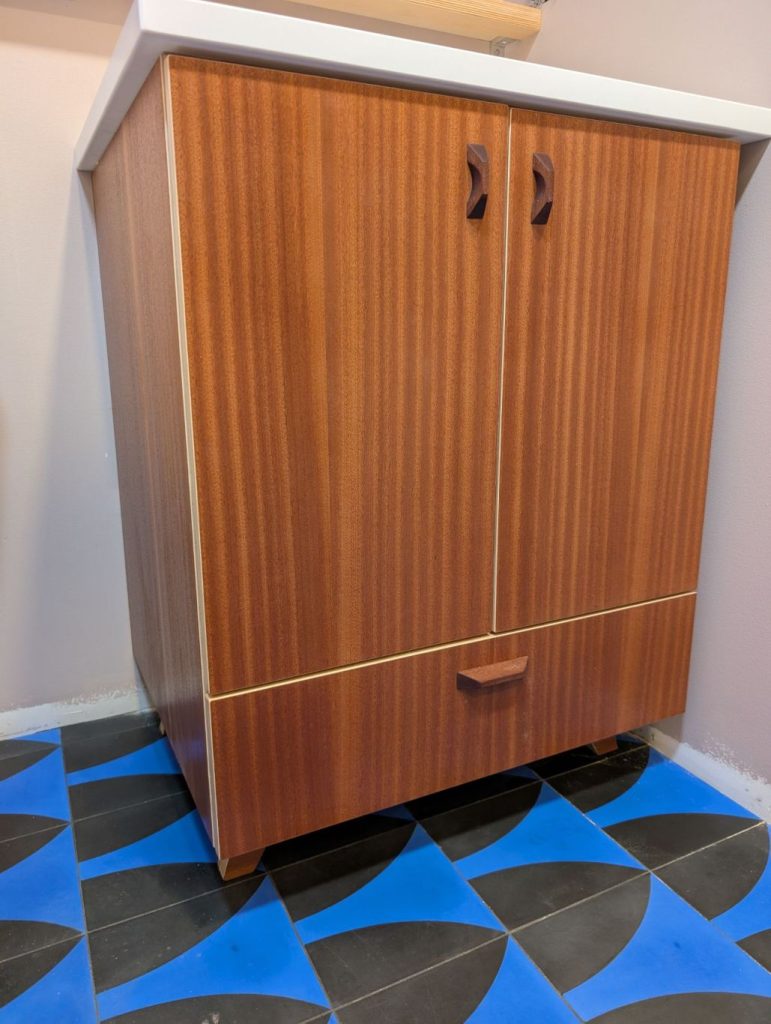 Custom Mid Century Modern Vanity