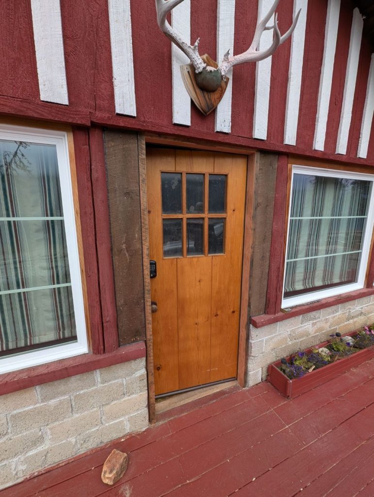 Lake Wenatchee Cabin Door Replacement